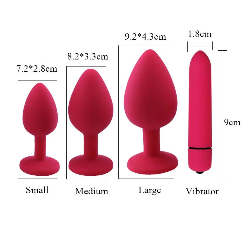 Prostate Massager Anal Butt Plug Anus Expandable Bdsm Bondage Sex Buttplug Erotic Accessories No Vibrator Sex Toys For Woman